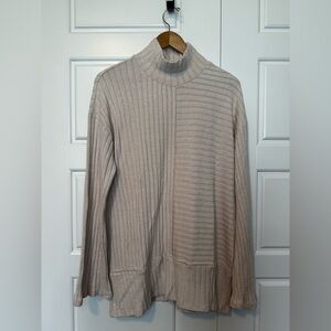 Saturday Sunday by Anthropology Ribbed Turtleneck Tunic